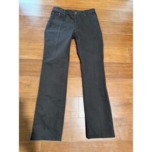 Lauren Ralph Lauren Black Denim Jeans Straight Leg‎ Size 2 Green Label
